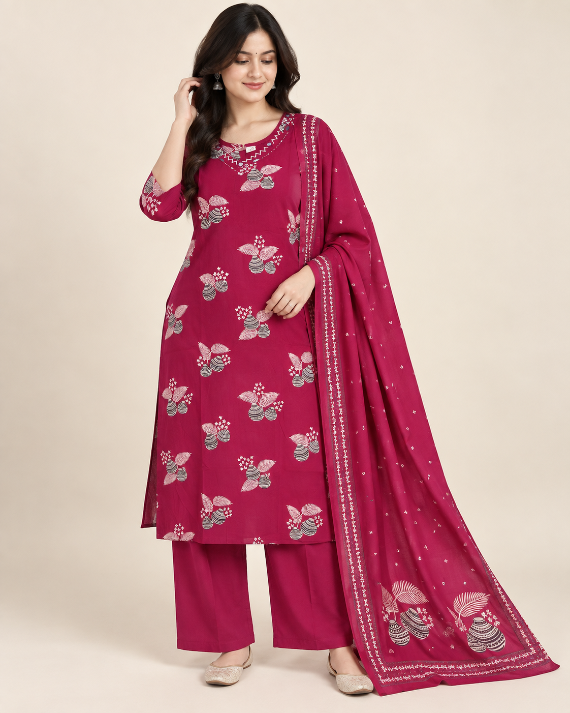 Luva Magenta Bloom Set
