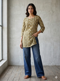 Elephant motif kurta