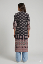 Floral ethnic kurta