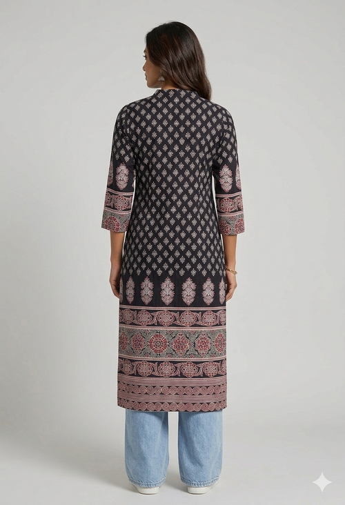 Floral ethnic kurta