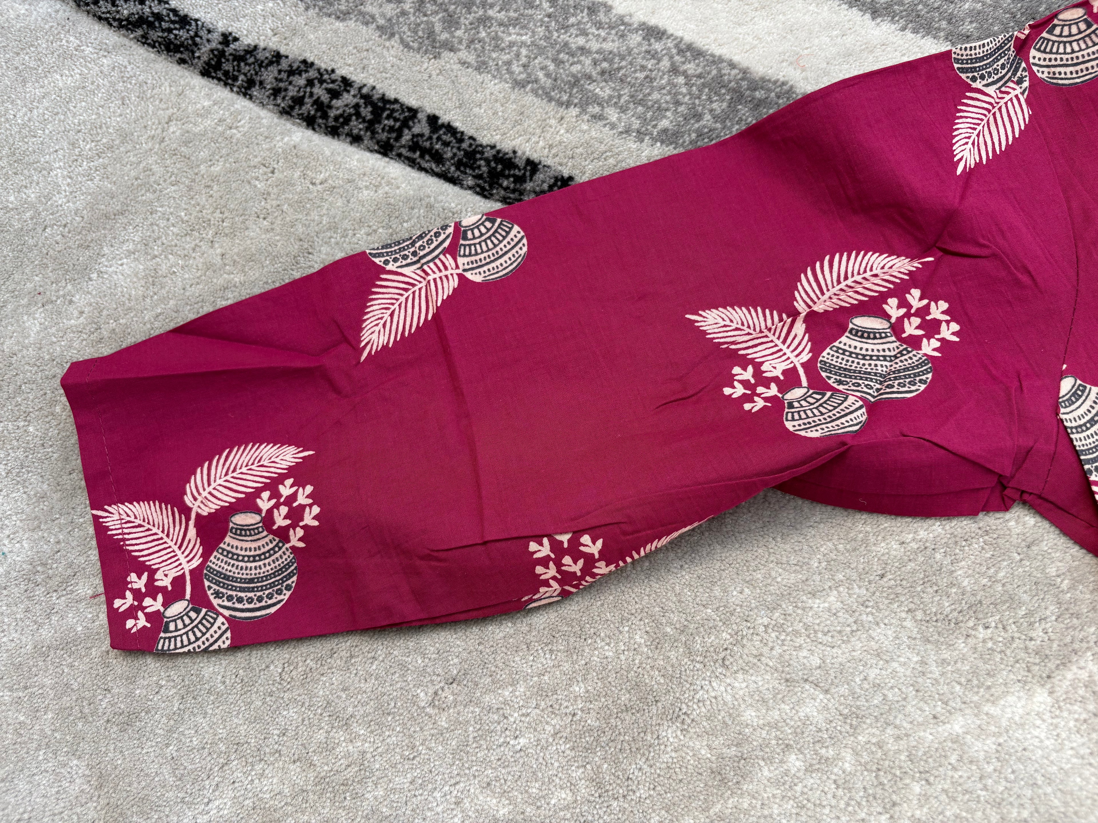 Luva Magenta Bloom Set