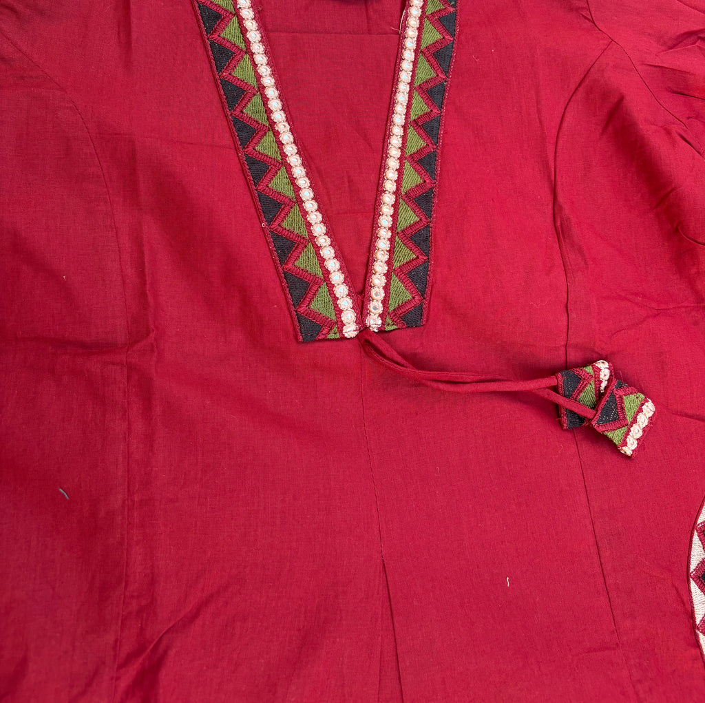 Ruby bloom kurta set