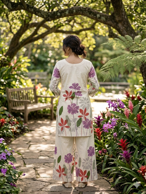 Floral garden breeze set