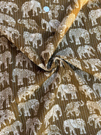 Elephant motif kurta
