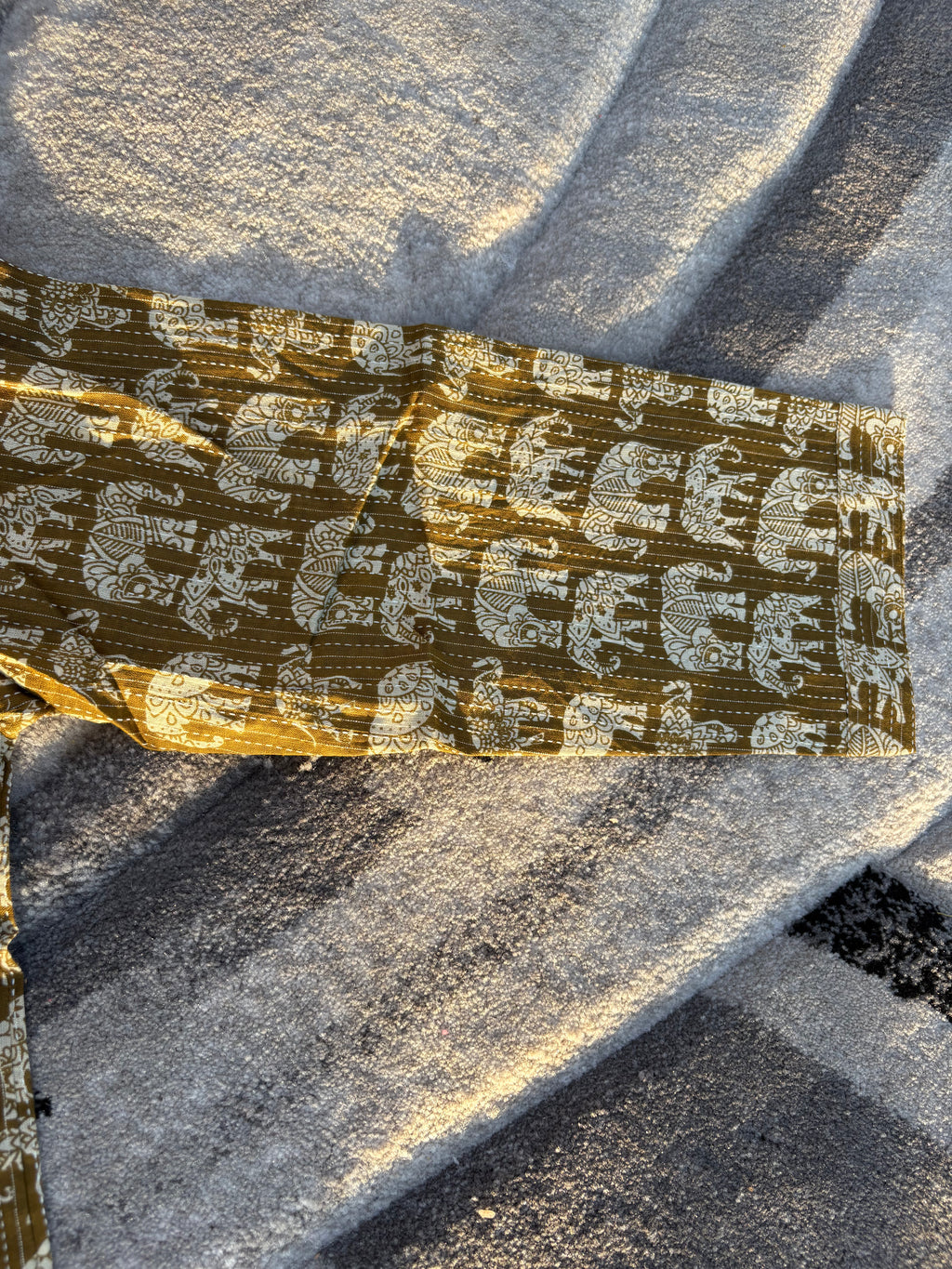 Elephant motif kurta