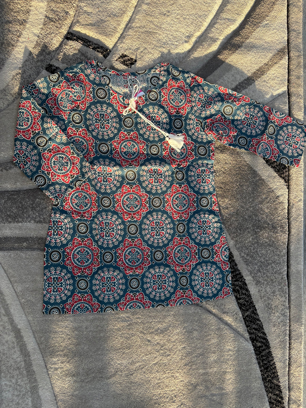 Midnight mandala kurta