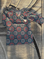 Midnight mandala kurta