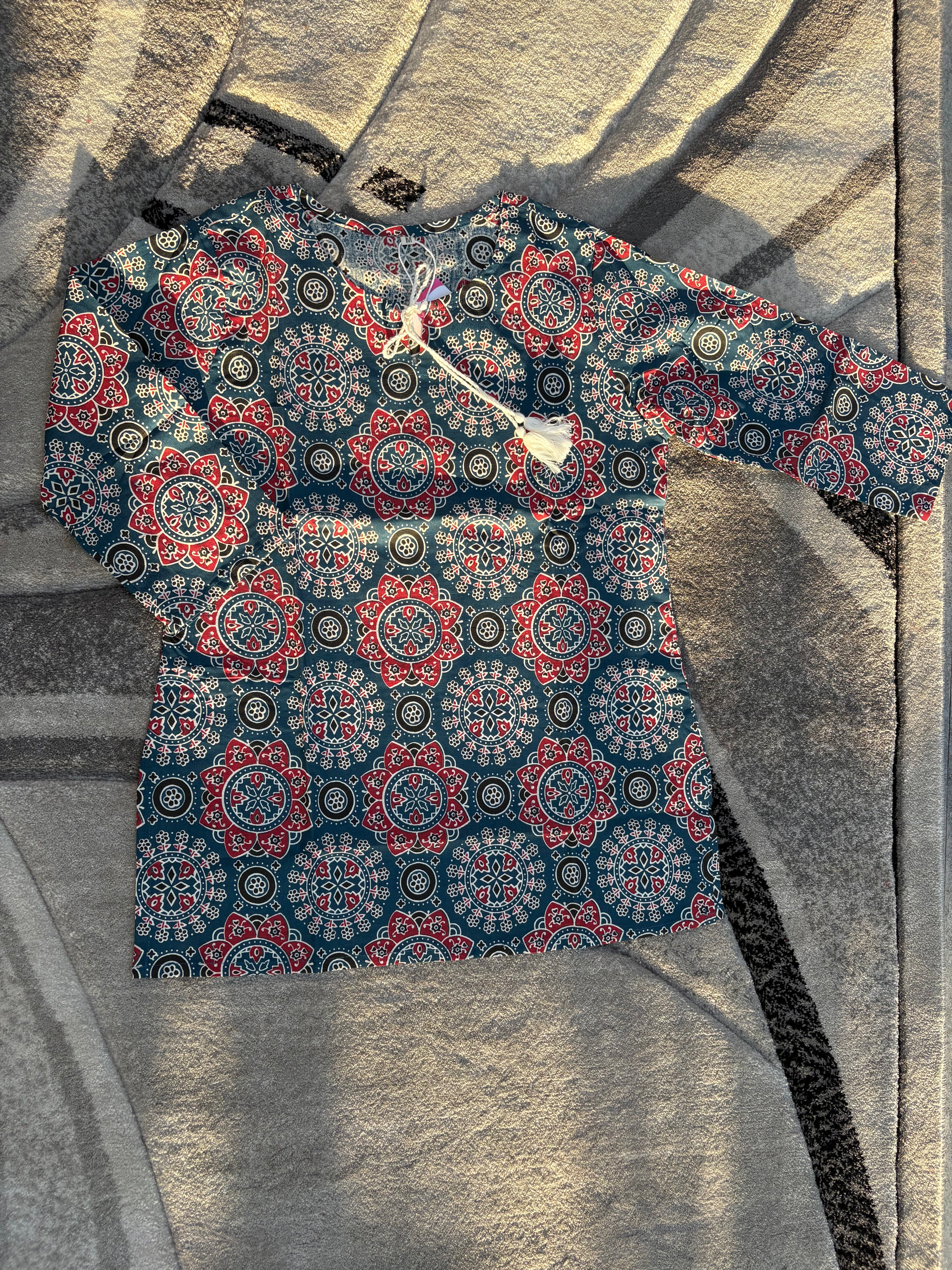 Midnight mandala kurta