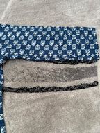 Indigo geometric short kurta