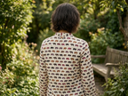 Multicolour elephant motif kurta