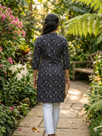 Leaf motif kurta