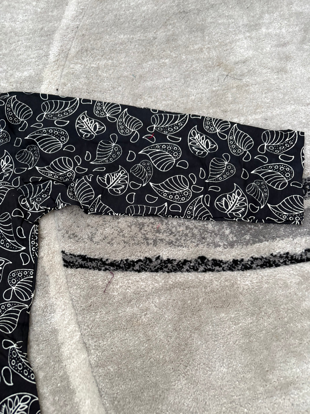 Leaf motif kurta