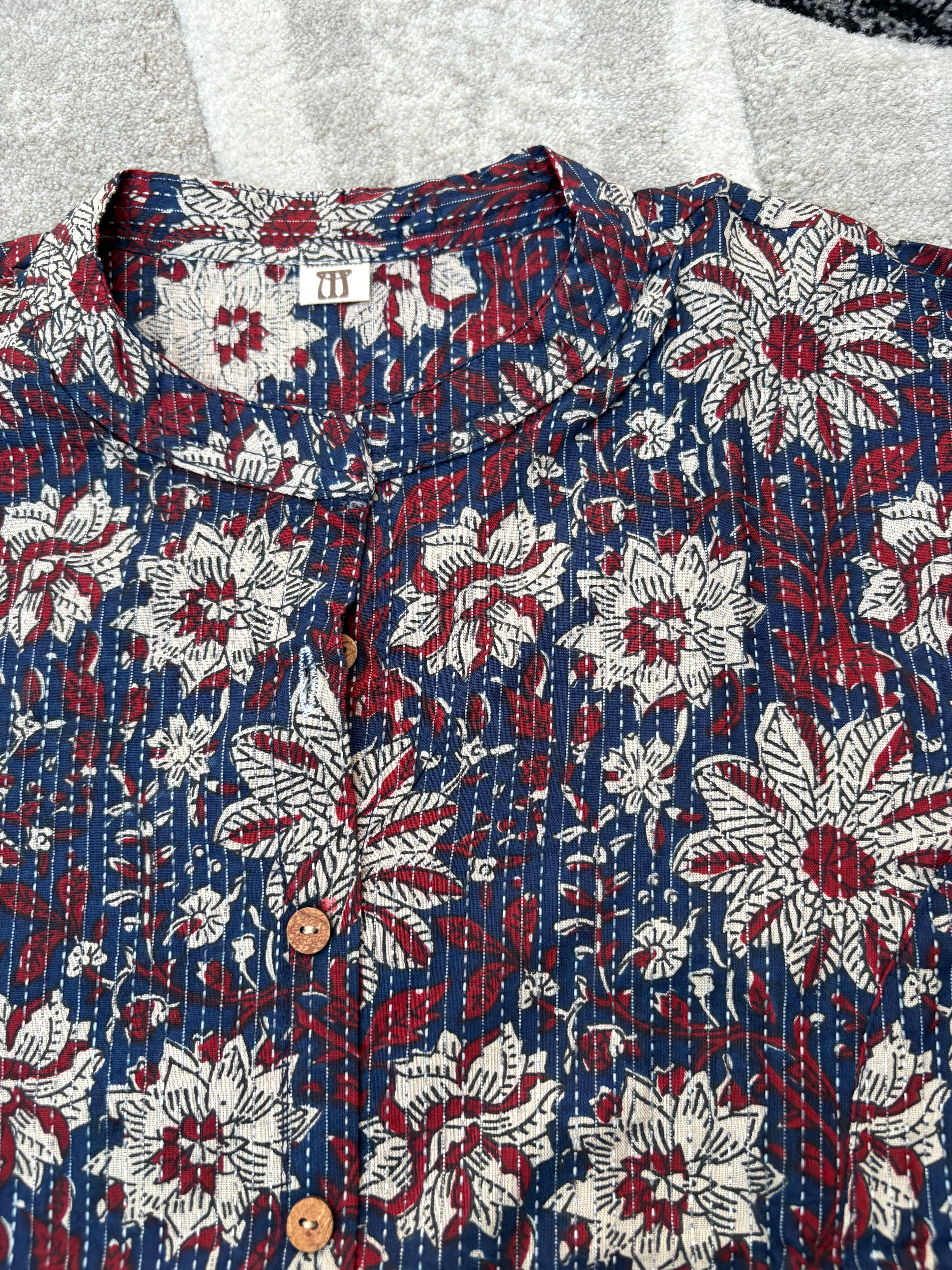 Midnight floral kurta