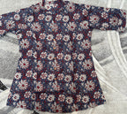 Midnight floral kurta